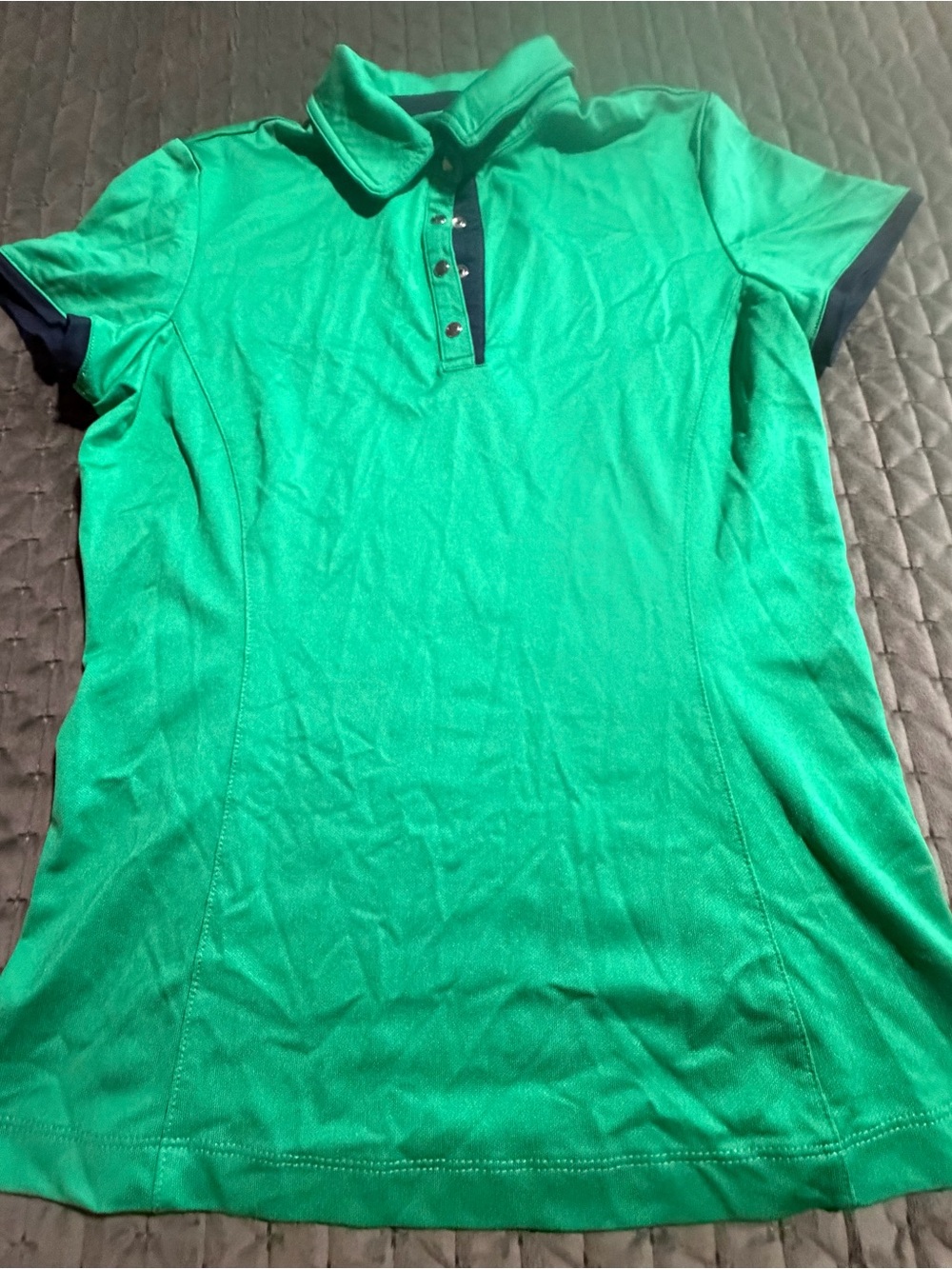 Tail women’s green navy‎ short sleeve polo style golf shirt size 4/6